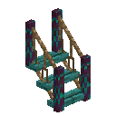 Rope Warped Bridge Stair
