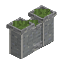 Andesite Grass Topped Wall