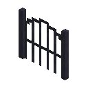 Curved Metal Fence