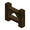 Dark Oak Horse Fence