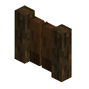 Dark Oak Picket Fence