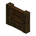 Dark Oak Stockade Fence