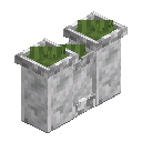 Diorite Grass Topped Wall