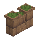 Mud Brick Grass Topped Wall