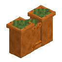 Red Sandstone Grass Topped Wall