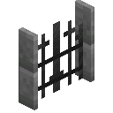 Stone Brick Railing Gate