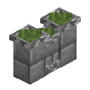 Stone Grass Topped Wall
