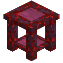 Crimson End Table