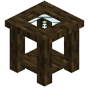 Dark Oak Glass Table