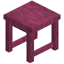 Stripped Crimson Desk