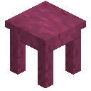 Stripped Crimson Table