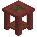 Stripped Mangrove End Table