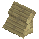 Birch Planks Steep Top Roof