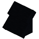 Black Concrete Steep Top Roof