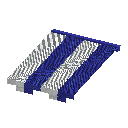 Blue Striped Awning