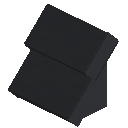Gray Concrete Steep Top Roof