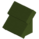 Green Concrete Steep Top Roof