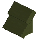 Green Terracotta Steep Top Roof