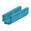 Light Blue Rain Gutter
