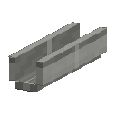 Light Gray Rain Gutter