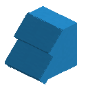 Light Blue Concrete Steep Base Roof