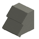 Light Gray Concrete Steep Base Roof