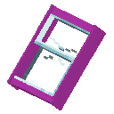Magenta Concrete Attic Roof