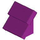 Magenta Concrete Steep Top Roof