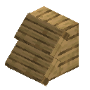 Oak Planks Steep Base Roof
