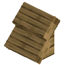 Oak Planks Steep Top Roof