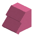 Pink Concrete Steep Base Roof