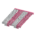 Pink Striped Awning