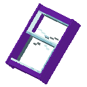 Purple Concrete Attic Roof