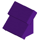 Purple Concrete Steep Top Roof