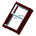 Red Nether Bricks Attic Roof
