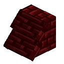 Red Nether Bricks Steep Base Roof