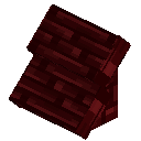 Red Nether Bricks Steep Top Roof