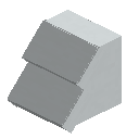 White Concrete Steep Base Roof