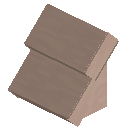White Terracotta Steep Top Roof