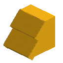 Yellow Concrete Steep Base Roof