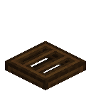 Dark Oak Barred Trapdoor