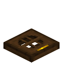 Dark Oak Beach Trapdoor