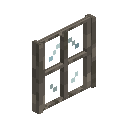 Acacia Four Pane Window