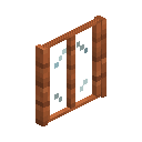 Rectangle Acacia Planks Window