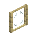 Birch Planks Pane Window