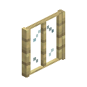 Rectangle Birch Planks Window