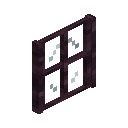 Cherry Four Pane Window