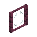 Crimson Planks Pane Window