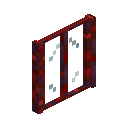 Rectangle Crimson Stem Window