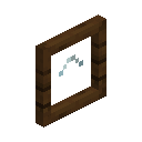 Resizeable Dark Oak Planks Window